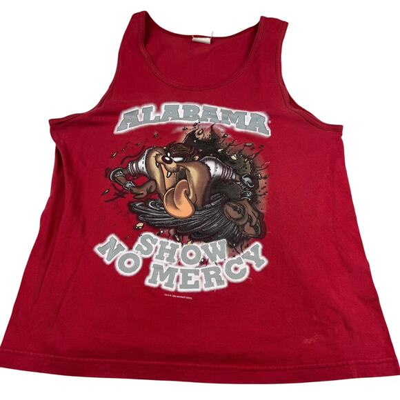 Vintage 1996 Taz Looney Tunes Alabama Tank Top - Picture 1 of 9